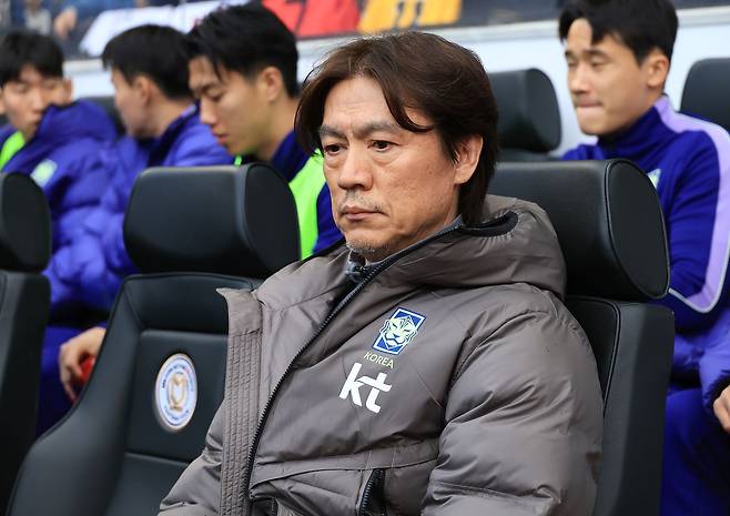 홍명보 한국 축구대표팀 감독. 연합뉴스