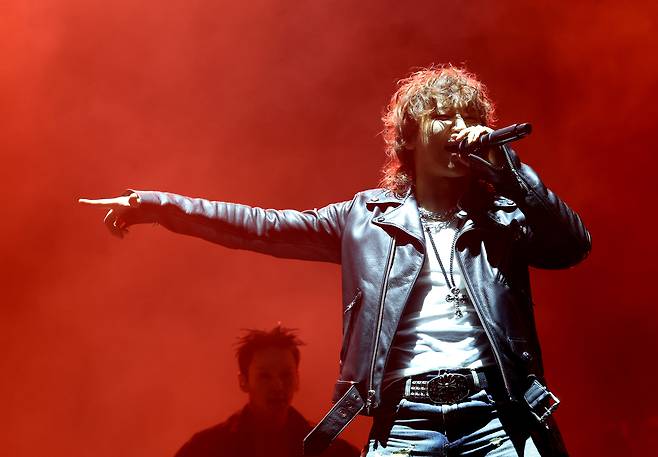 Daesung of Big Bang performs at the Coachella Valley Music And Arts Festival on Sunday in Indio, California. (Getty Images for Coachella)