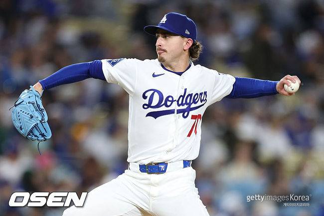 [사진] LA 다저스 저스틴 로블레스키. ⓒGettyimages(무단전재 및 재배포 금지)