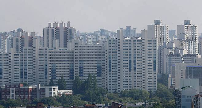 경기 성남의&nbsp;아파트단지 일대. 뉴스1