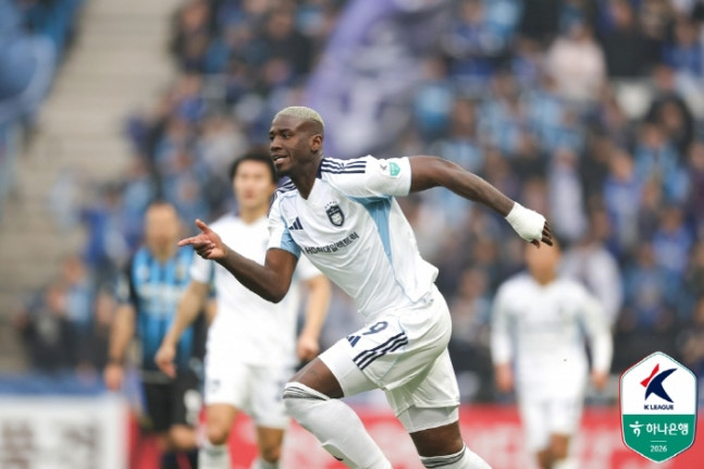 체중 15㎏을 감량하고 그라운드로 돌아온 울산 HD 공격수 말컹. 한국프로축구연맹 제공