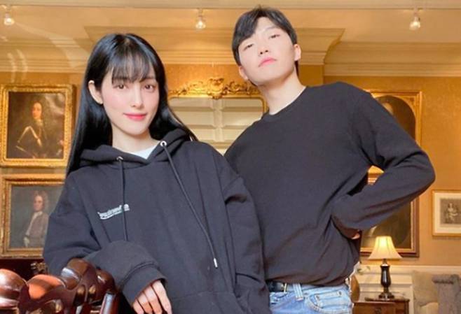 유깻잎, 최고기 /사진=SNS