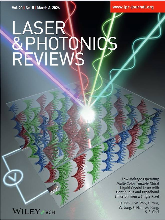 LASER & Photonics Review 내표 표지. /포스텍 제공