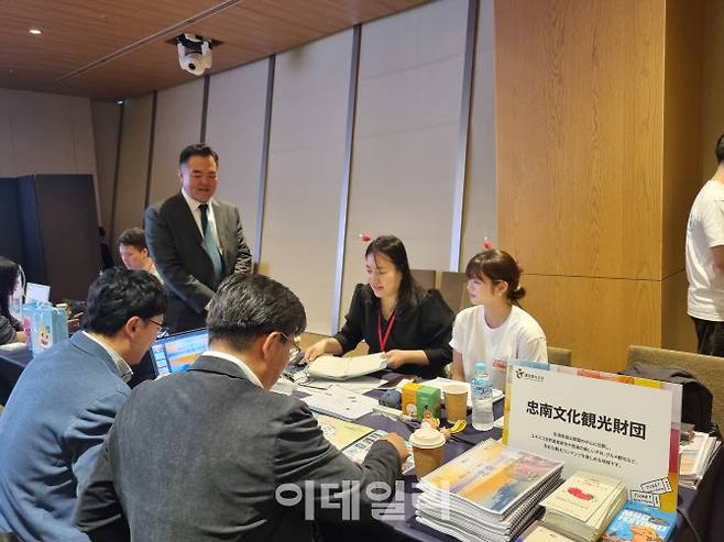 충남문환관광재단이 지난 10일부터 12일까지 일본 도쿄에서 열린 ‘2026 일본지역 K-관광 로드쇼’에 참가해 충남 관광상품을 집중 홍보했다.(사진=충남관광재단)