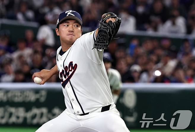 2026  WBC에 출전한 투수 고우석. 2026.3.8 ⓒ 뉴스1 구윤성 기자