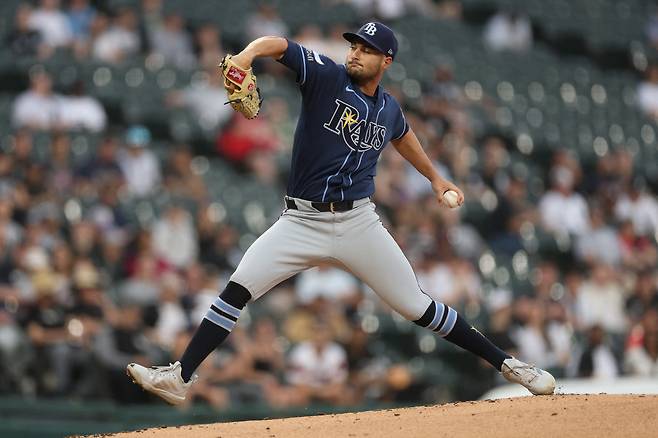 맥클라나한이 1033일만에 빅리그 승리투수의 감격을 맛봤다. AFP연합뉴스