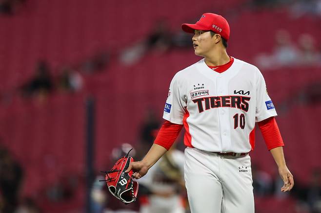또 첫 승에 실패한 KIA 타이거즈 김태형. 사진제공=KIA 타이거즈
