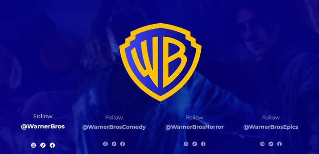 워너브라더스 홈페이지 화면