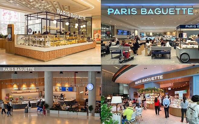 세계 각국에 위치한 파리바게뜨 매장 전경.ⓒ파리바게뜨