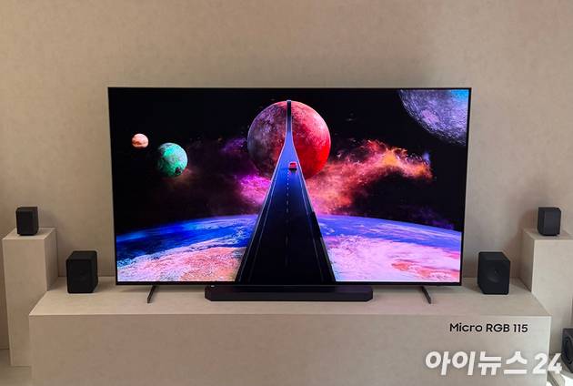 2026년형 삼성전자 마이크로 RGB TV. [사진=황세웅 기자]