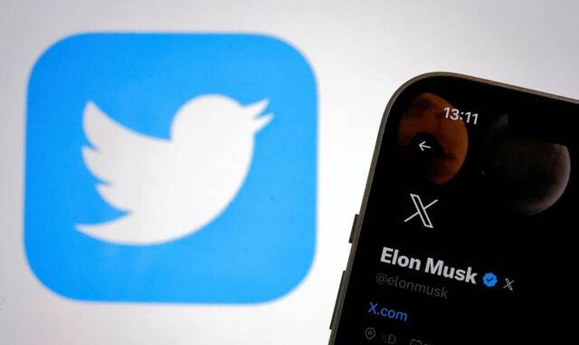 트위터와 엑스의 로고. 로이터=연합뉴스