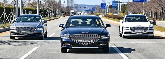 출시되자마자 해외에서 호평받은 제네시스 G80 [사진출처=현대차]