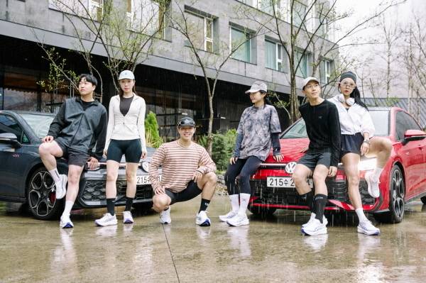 폭스바겐코리아, 강원도 정선서 우중 ‘러닝크루’ 발대식 [사진 제공=폭스바겐코리아]