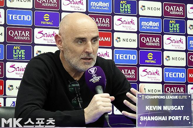 상하이 포트 케빈 머스캣 감독. 사진=이근승 기자