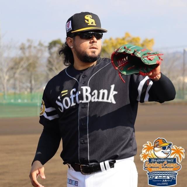 ▲ 로베르토 오수나 ⓒ소프트뱅크 호크스 SNS