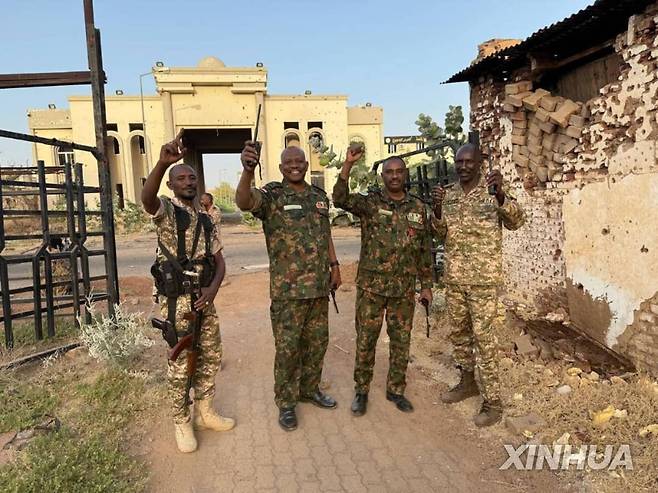 지난해 3월 수단 수도 하르툼을 탈환한 수단 정부군[신화=연합뉴스 자료사진. 재판매 및 DB 금지]