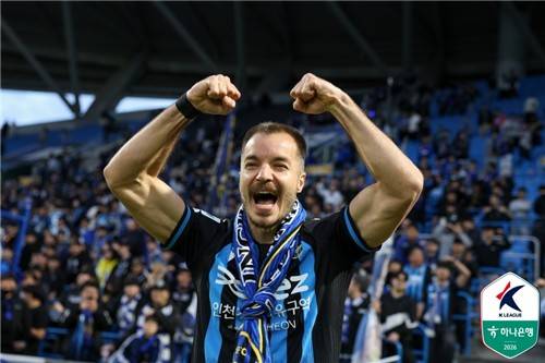 인천 무고사. [한국프로축구연맹 제공. 재판매 및 DB 금지]