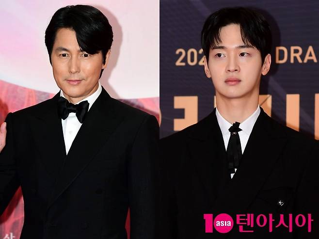 감독으로서 영화를 선보인 배우 정우성(왼쪽)과 장동윤. / 사진=텐아시아DB