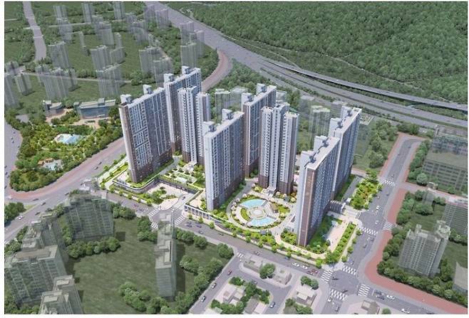 '과천 디에트르 퍼스티지' 조감도.(사진제공=대방건설)