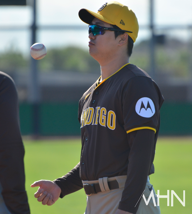 (샌디에이고 시절의 고우석)