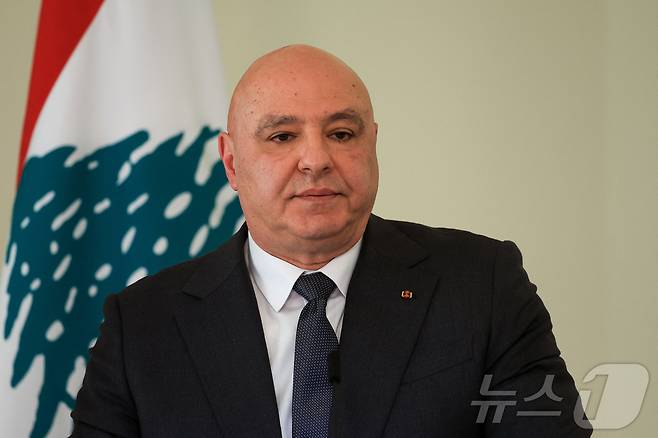 조제프 아운 레바논 대통령. 2026.02.16. ⓒ 로이터=뉴스1