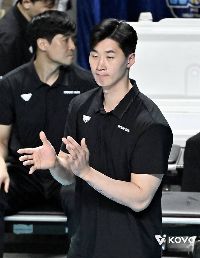 박철우 감독 대행. 사진 | 한국배구연맹