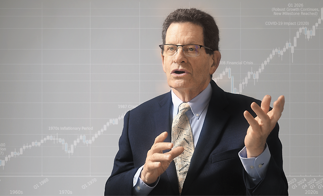 월가의 대표적인 시장 낙관론자로 꼽히는 켄 피셔 피셔인베스트먼트 회장은 지난 10일 서울 중구 조선일보에서 WEEKLY BIZ와 가진 인터뷰에서 “세상에 등장한 기술을 활용해 인류의 삶을 획기적으로 바꿀 비즈니스를 찾아 투자하라”고 조언했다. 그는 1979년 자신의 이름을 딴 독립투자자문사를 설립해 37년간 최고경영자(CEO)를 지냈고, 현재도 회장 겸 공동 최고투자책임자(CIO)로 활발히 활동하고 있다. “내 사전에 은퇴란 없다”고 늘 밝혀온 그답게, 이날도 NYSE(뉴욕증권거래소), DIVIDENDS(배당), BONDS(채권) 등이 빼곡히 적힌 넥타이를 매고 나타났다./고운호 기자