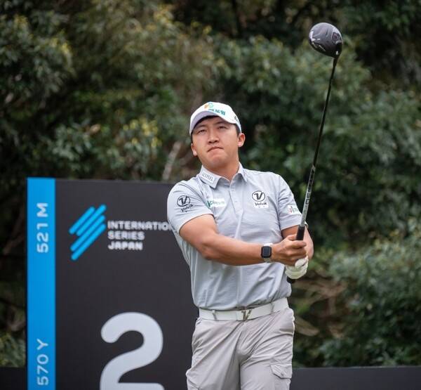 한국프로골프(KPGA) 투어 2026시즌 개막전 제21회 DB손해보험 프로미 오픈에 출전하는 김홍택 프로. 사진은 2026년 아시안투어 인터내셔널 시리즈 재팬에 출전했을 때 모습이다. 사진제공=아시안투어 (사진을 무단으로 사용하지 마십시오.)