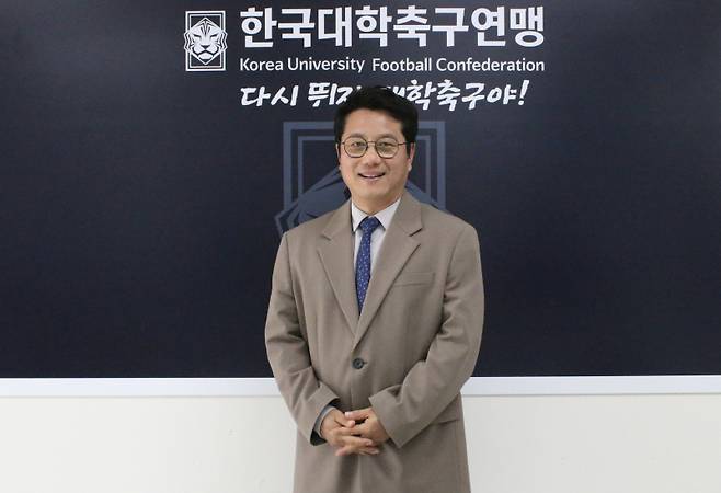 박한동 대학축구연맹 회장. 사진=대학축구연맹
