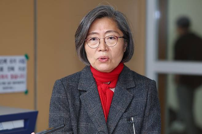 이수정 국민의힘 수원정 당협위원장. 연합뉴스
