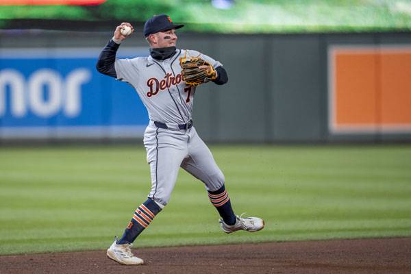 맥고니글은 타이거즈 구단 최고 유망주다. 사진= Jesse Johnson-Imagn Images= 연합뉴스 제공