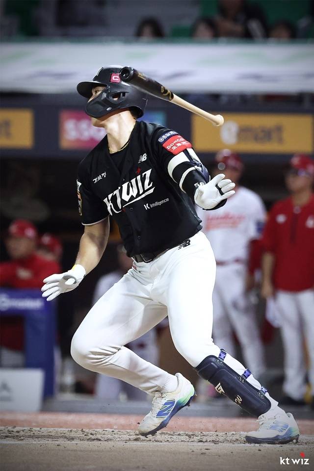 장준원은 16일 NC전에서 결승포를 쏘아올렸다. 사진=KT 제공