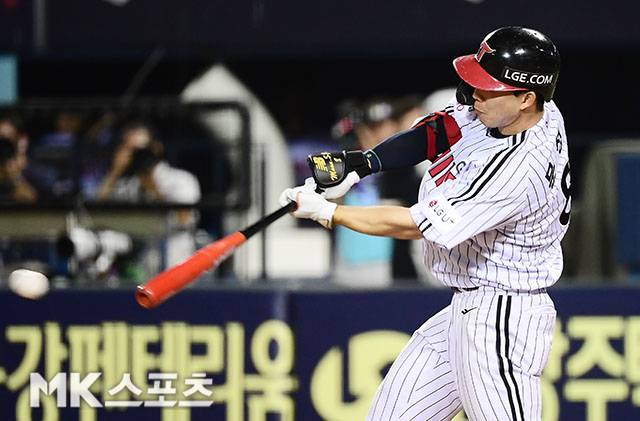 문성주는 16일 롯데전에서 쾌조의 타격감을 과시했다. 사진=김영구 기자