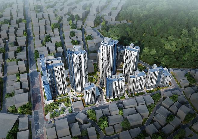 금천구, 시흥4동 817번지 일대 모아타운 조감도 /사진제공=금천구청