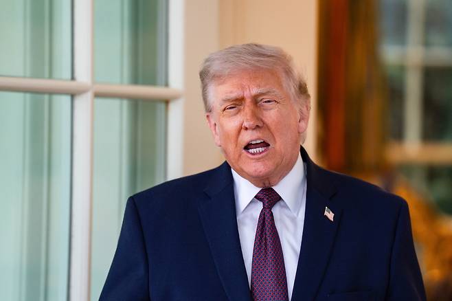 트럼프 대통령 [연합]