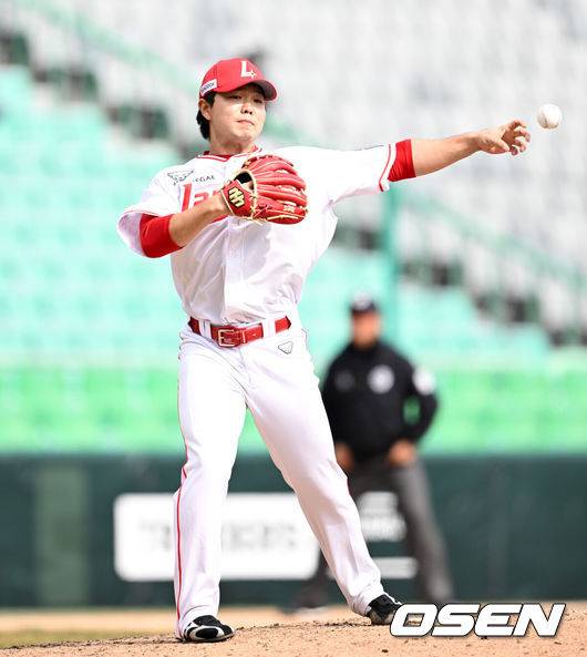 [OSEN=이대선 기자] SSG 박시후 2026.03.24 /sunday@osen.co.kr