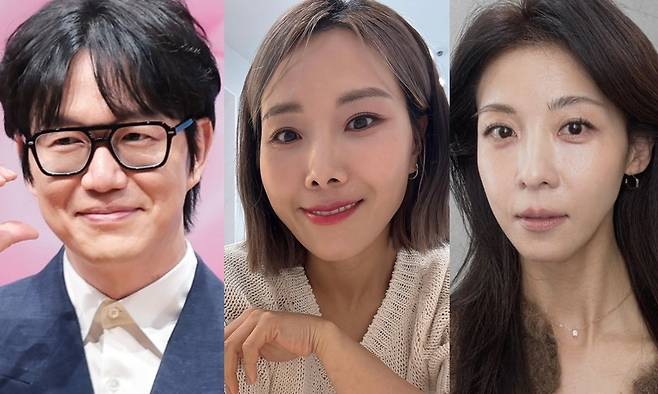 (왼쪽부터) 성시경, 신봉선, 하지원. 뉴스1·신봉선 SNS·하지원 SNS