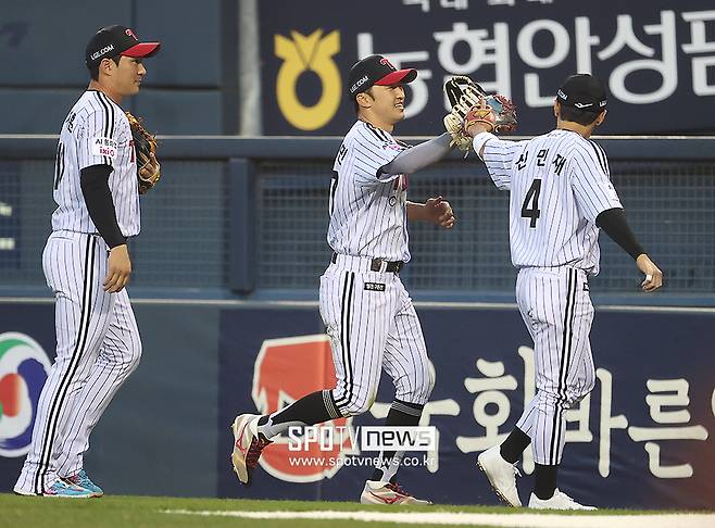 ▲ 오지환 박해민 신민재 ⓒ곽혜미 기자