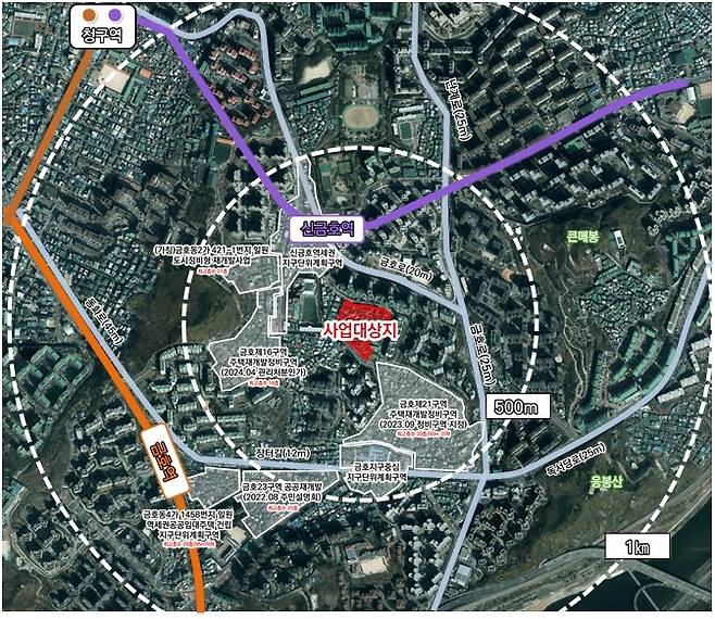 성동구 금호동2가 684번지 일대 위치도 [서울시 제공. 재판매 및 DB 금지]