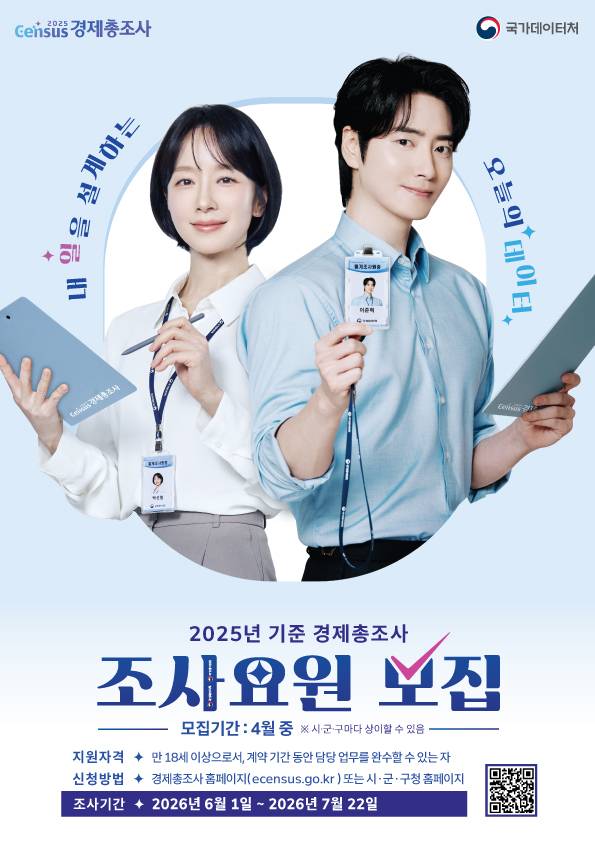 경제총조사 조사요원모집 포스터. 사진제공 의왕시