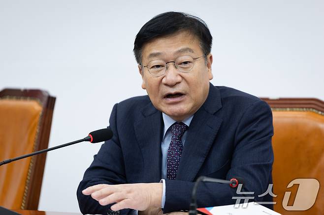 정점식 국민의힘 정책위의장. 2026.2.5 ⓒ 뉴스1 유승관 기자