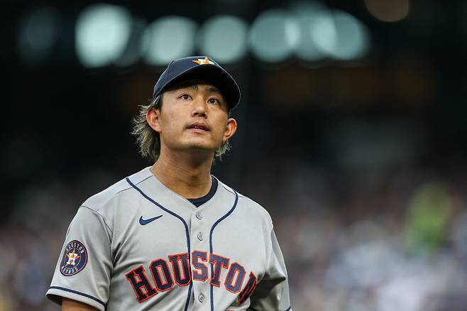 SEATTLE, WASHINGTON - APRIL 10: Tatsuya Imai #45 of the Houston Astros reacts after being pulled during the first inning against the Seattle Mariners at T-Mobile Park on April 10, 2026 in Seattle, Washington.   Jack Compton/Getty Images/AFP (Photo by Jack Compton / GETTY IMAGES NORTH AMERICA / Getty Images via AFP)







<저작권자(c) 연합뉴스, 무단 전재-재배포, AI 학습 및 활용 금지>