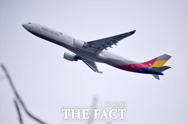 아시아나항공이 항공유 급등 영향으로 일부 국제선 감편을 결정했다. 사진은 아시아나 항공기./더팩트 DB