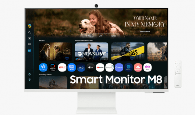 삼성전자 2025 스마트모니터 M8 M80F 4K (LS32FM803) (자료=삼성전자)