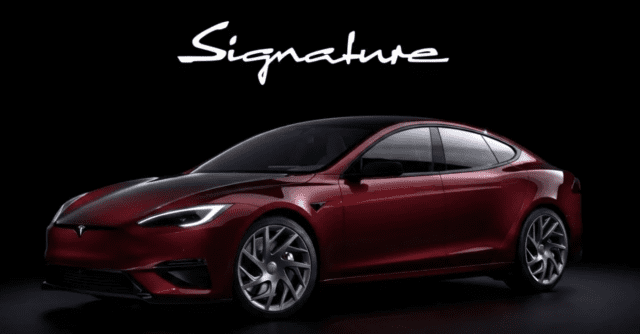 테슬라 시그니쳐 모델S 모습 (사진=일렉트렉)