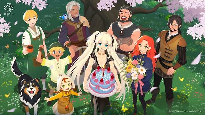 넥슨이 퍼블리싱하고 데브캣이 개발한 '마비노기 모바일' 1주년 업데이트 대표 이미지.ⓒ넥슨