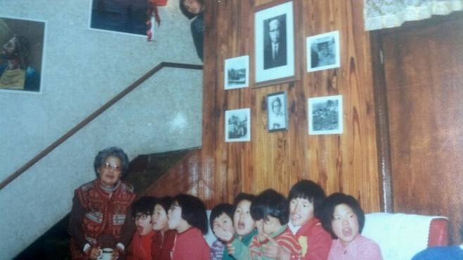 경기도 시흥에 있던 수풀원 원생들의 모습. 고아권익연대 제공