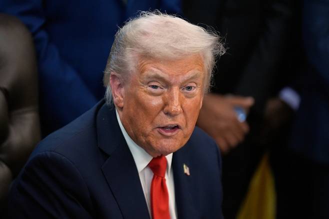 도널드 트럼프 미국 대통령. AP연합뉴스&nbsp;