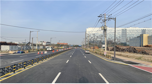 20일 오전 9시 개통하는 청라 IHP 진입도로. [인천시]