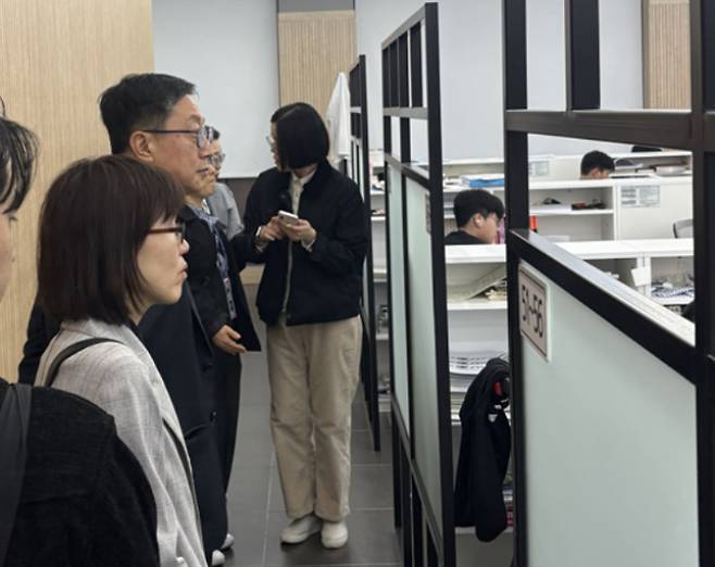 이해숙 교육부 고등평생정책실장과 김태훈 대구시교육청 부교육감. 교육부 제공